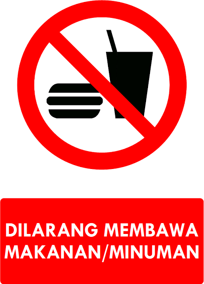 Kumpulan Rambu Larangan K3 Safety Sign AK3U