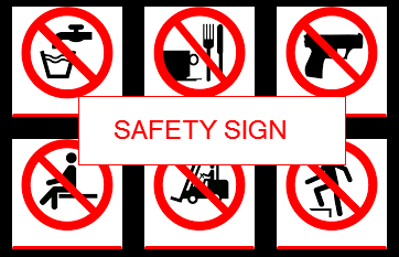 Kumpulan Rambu Larangan K3 (Safety Sign)